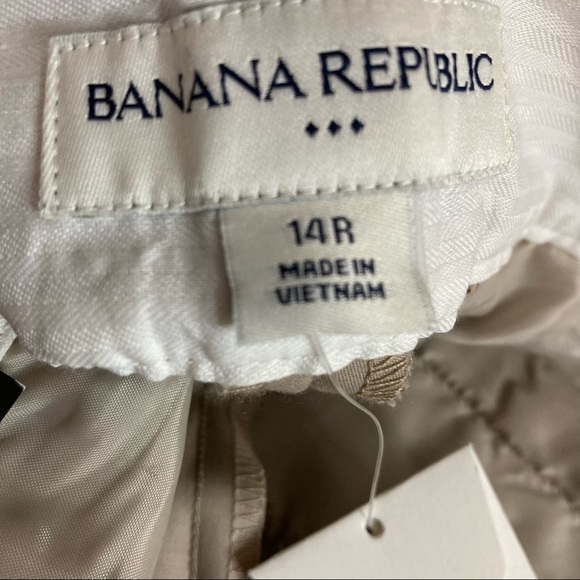 Banana Republic woman’s dress pants tan size 14r - Picture 5 of 7